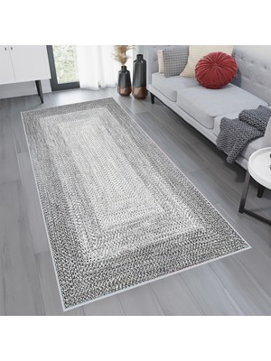 Rovigo Home Dijital Baskı Yıkanabilir Kaymaz Taban Salon Halısı Rvg1765