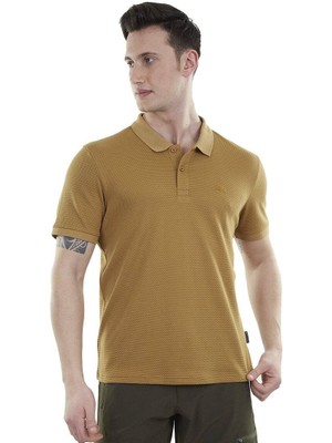 Alpinist Edge Erkek Polo T-Shirt Camel