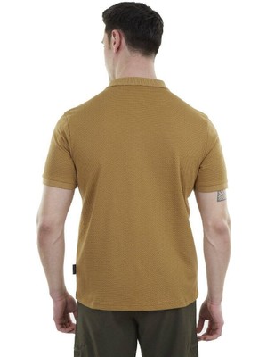 Alpinist Edge Erkek Polo T-Shirt Camel