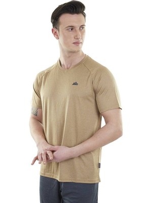 Alpinist Mission Ultra Dry Erkek T-Shirt Camel