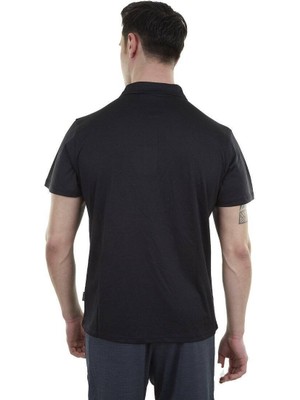 Alpinist Horizons Ultra Dry Erkek Polo T-Shirt Siyah