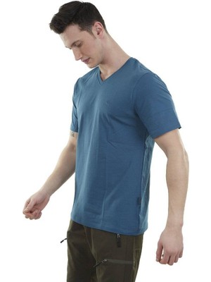 Alpinist Vortex Erkek T-Shirt Indigo