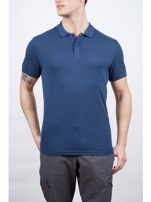 Alpinist Roc Erkek Polo T-Shirt Indigo