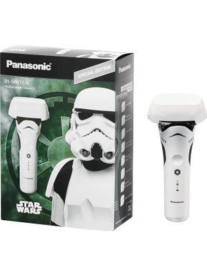 Panasonic Elektrikli Tıraş Makinesi, Özel Sürüm Star Wars Stormtrooper Tasarımı, 3 Bıçaklı Kesme Sistemi ve Açılır Düzelticili Islak Kuru Erkek Tıraş Makinesi - ES-SWLT2W