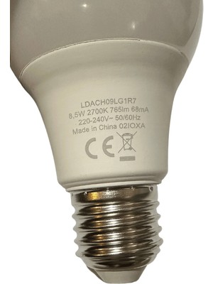 Panasonic 8.5W (60W) 2700K (Sarı Işık) E27 Duylu LED Ampul (2 Adet)