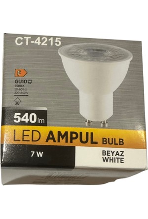 TL Ampoule LED GU10 6.5W 4000K DIMMABLE 38°