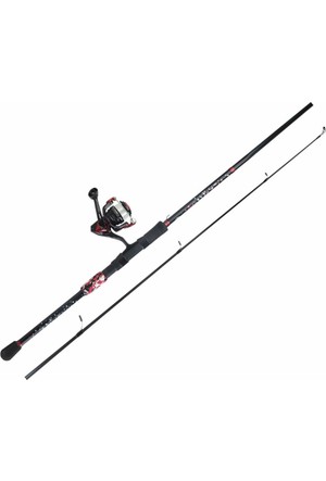 Yellow 6'6 Okuma Fin Chaser X Fishing Rod and Reel Combo