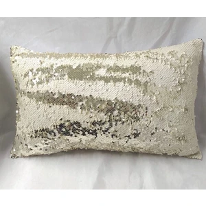 Yılmaz Home Pullu Payetli Dikdörtgen Dekoratif Kırlent Kılıfı