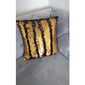 Yılmaz Home Pullu Payetli Dekoratif Kırlent Kılıfı