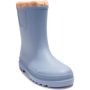 W10290 Tokio Burreguito Mavi Ortopedik Kürklü Erkek Çocuk Yağmur Çizme