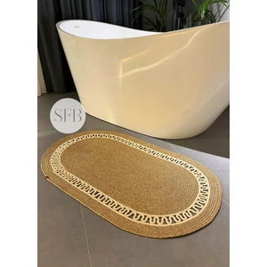Home Turko Moderin, Hasır, Jüt, Naturel, Jüt Dekoratif, Kilim, Banyo, Salon, Mutfak Halısı Hediyelik, Ev Eşyası