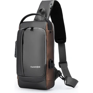 Love Home Erkek Göğüs Çantası Hırsızlık Şifresi Kilidi Tek Omuz Sırt Çantası Messenger Çanta Su Geçirmez Çanta Yaz Açık Lokomotif Göğüs Çantası (Yurt Dışından)