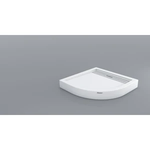 90X90 Drop Oval Monoblok Duş Teknesi (H:12,5 Cm)