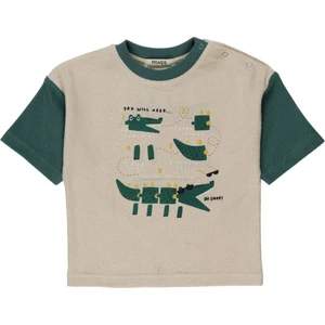 Erkek Bebek Timsah Baskılı T-Shirt