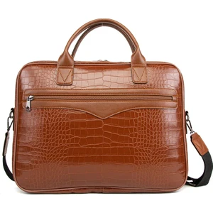 Taba Kroko Deri Evrak & Laptop Çantası 15.6 Inç