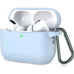 Airpodspro 2 Kılıf Silikon Kulaklık Kılıfı Açıkmavi