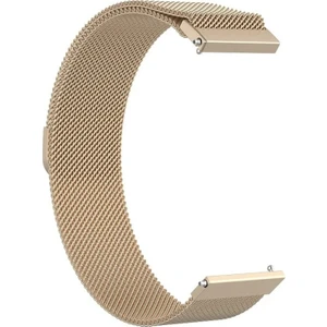 Nezih Case Huawei Watch Gt4 41MM (18MM) Uyumlu Mıknatıslı Milanes Örgü Hasır Metal Kordon