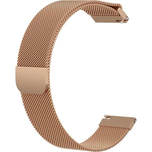 Nezih Case Huawei Watch Gt4 41MM (18MM) Uyumlu Mıknatıslı Milanes Örgü Hasır Metal Kordon