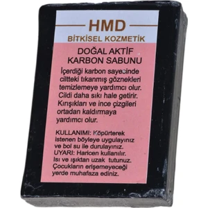 Hmd Bitkisel Aktif Karbon Sabunu 100 gr %100 Doğal