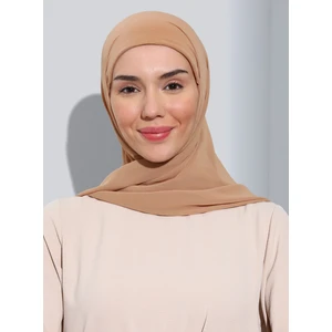 ST103-BONELİ Şifon Oval Eşarp 35 Gold - Gold - Ecardin