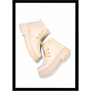 Bej Süet  Kadın Bot & Bootie K02129051302