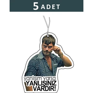 5 Adet Kıvanç Tatlıtuğ Tasarımlı Araba Kokusu, Oto Araç Kokusu