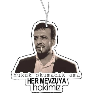 Sadri Alışık Tasarımlı Dekoratif Oto Kokusu ve Aksesuarı