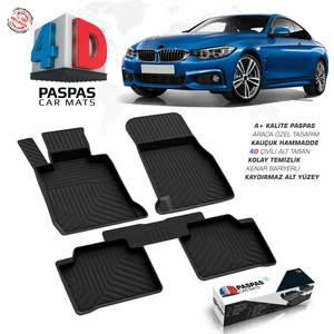 S-Dizayn Bmw 4 Serisi F36 Grand Coupe 4D Havuzlu Paspas 2013 ve Üzeri A+Kalite