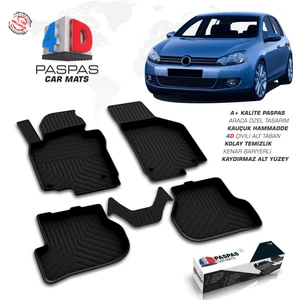 VW Golf 6 4D Havuzlu Paspas 2010-2013 A+Kalite