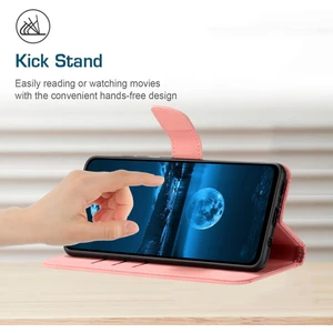 Oppo A58 4g Pu Deri Telefon Kılıfı Baskılı Hat Cep Telefonu Cüzdan Stand Kapağı (Yurt Dışından)