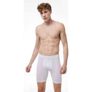 Erkek Beyaz Uzun Paçalı Modal Boxer 019