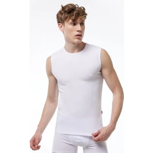 Erkek Beyaz Yuvarlak Yaka Kolsuz Modal Body 007
