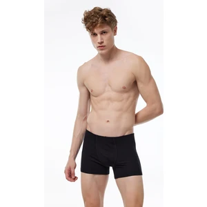 Erkek Siyah Modal Likralı Boxer 058