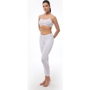 Kadın Beyaz Modal Uzun Tayt 190