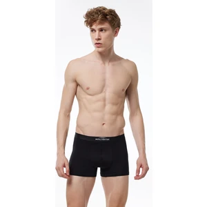 Erkek Siyah Pamuk Elastan Boxer 075