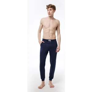 Erkek Lacivert Beli Lastikli Cepli Tek Alt Manşetli Paça Pijama 6004