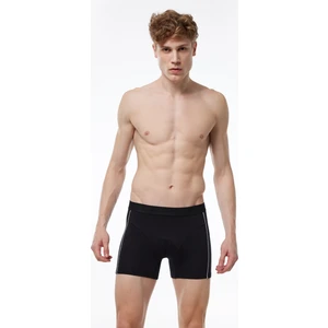 Erkek Siyah Modal Biyeli Boxer 017