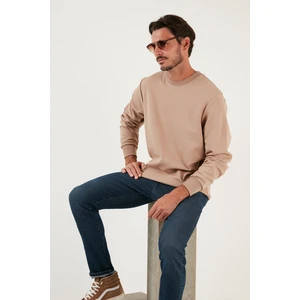 Pamuklu Bisiklet Yaka Regular Fit Basic Sweat Erkek Sweat 5905521