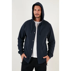 Pamuklu Kapüşonlu Relaxed Fit Gömlek Erkek Gömlek 5905468