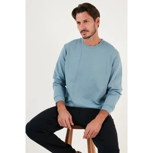 Pamuklu Bisiklet Yaka Regular Fit Basic Sweat Erkek Sweat 5905521