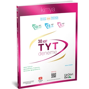 ÜçDörtBeş Yayınları TYT Kimya Deneme