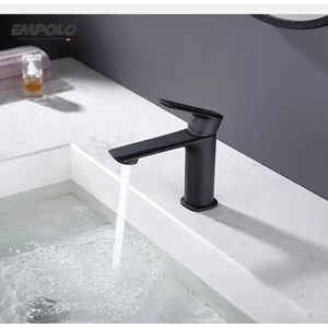 Siyah Lavabo Bataryası Mat Siyah Lavabo Musluğu Modern Tasarım