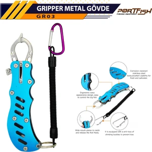 Port Fish Gripper Metal Balık Tutucu