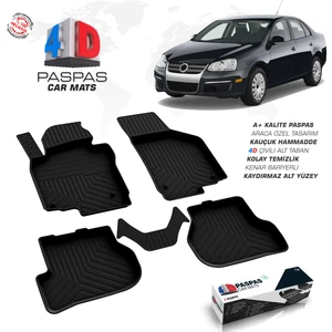 S-Dizayn VW Jetta 4D Havuzlu Paspas A+Kalite 2005-2010 Arası