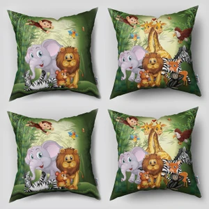 Lina Home Bebek, Çocuk Odası Dekoratif Yastık Kırlent Kılıfı 43X43CM Model 00313