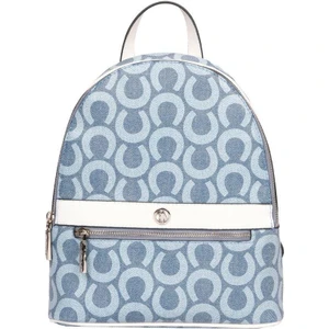 U.S. Polo Assn. Kadın Sırt Çanta Denım-Beyaz US23199