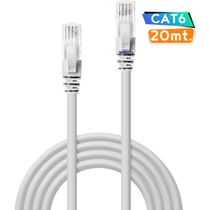 Cat6 20MT Lan Ethernet Kablosu Fabrikasyon Internet Kablo