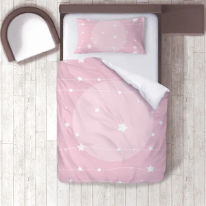 Lina Home Bebek, Çocuk Odası Micro Pamuk Saten Tek Kişilik Nevresim Takımı Model 00042