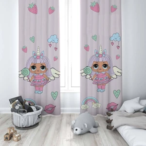 Lina Home Bebek, Çocuk Odası Tek Kanat Fon Perde Model 00262