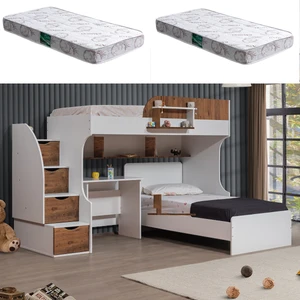 Aura Ranza Karyola Masa + 2 Comfort Yatak, Aura Genç/çocuk Odası Takımı